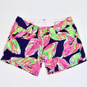NWOT - Lilly Pulitzer Vias Print Callahan Shorts - Size 00